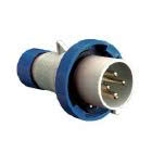 spina mobile, serie PLUSO, 2 poli + PE, 6 h (blu), 32 A, 200 ÷ 250 V, dritta product photo