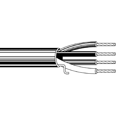 Citof.Flex 6X0,50 Grigio Mat.100 Eca (Conf. da 100 Mt.) product photo Photo 01 3XL