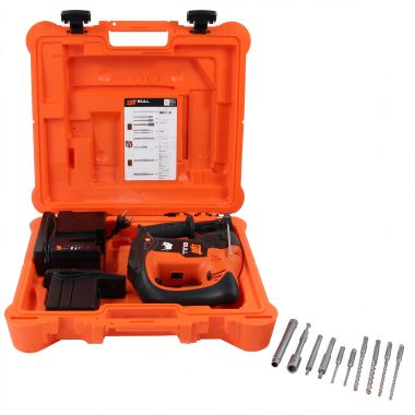 Tassellatore ancorante a batteria Spitbull litio 6,2AH con accessori product photo Photo 01 3XL