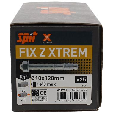 Ancorante Spit Fix Z Xtrem M10X120/40 (Conf. da 25 Pz.) product photo Photo 01 3XL