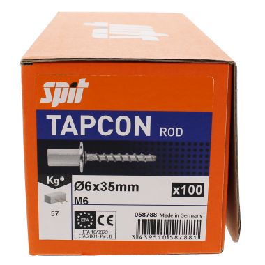 VITE TAPCON ROD ACCIAIO 6x35 BARRA M6 product photo Photo 03 3XL