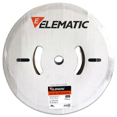 ELEMATIC CALZA TRECCIATA NERA D.30 (Conf. da 50 Mt.) product photo Photo 05 3XL