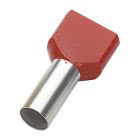 Elematic terminale collare doppio 2x10,00/N rosso - D (Conf. da 100 Pz.) product photo