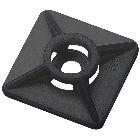 Basetta adesiva base gomma 19x3,6 nera product photo