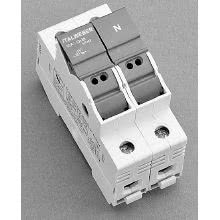 Portafusibile sezionabile modello BCH - Per fusibili 10,3 x 38 mm - Tipo: unipolare + neutro - Corrente = 32A - Tensione = 690V product photo