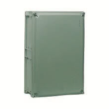 Cassetta stagna IP44 in poliestere con pareti lisce - Dimensioni: 570 x 380 x 185 - Coperchio trasparente product photo