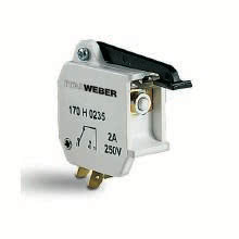 Microinterruttore - Tipo: 170H235 - Per fusibili: TN/80, A-69E, A-125E - Corrente = 2A - Tensione = 250V product photo