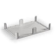 Cassetta stagna IP65 componibile Cubo P in policarbonato - Dimensioni: 400 x 600 x 102 mm - 6 lati aperti product photo