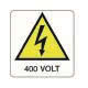 Cartello ''Tensione 380 Volt'', dimensioni: base triangolo 210 mm product photo Photo 01 2XS