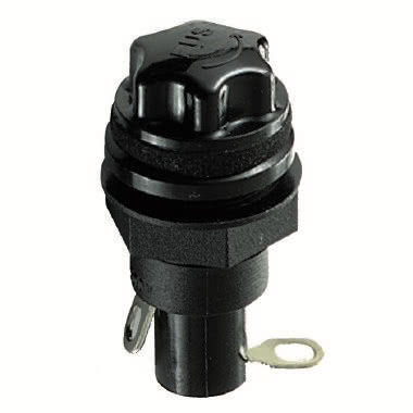 Portafusibile da pannello - Per fusibili 5 x 20 mm - Corrente = 6,3A - Tensione = 250V product photo Photo 01 3XL