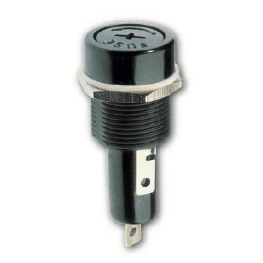 Portafusibile da pannello - Per fusibili 10,3 x 38 mm - Corrente = 30A - Tensione = 600V - Con omologazione UR e CSA product photo Photo 01 3XL