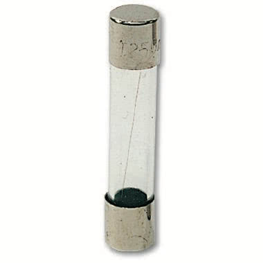 Fusibile cilindrico in vetro 6,3 x 32 mm - Tipo: standard - Curva: T ritardata - Corrente = 1A - Tensione = 250V (Conf. da 10 Pz.) product photo Photo 01 3XL