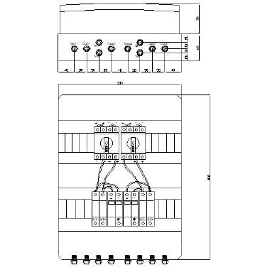 Quadro di campo per impianti fotovoltaici - 2 stringhe - Versione 04R1 product photo Photo 01 3XL