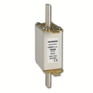 Fusibile a coltello NH-0 - Tipo: per fotovoltaico - Curva: gPV - Corrente = 40A - Tensione = 1000V DC product photo Photo 01 3XL