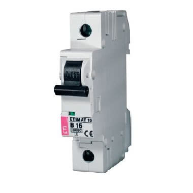 Interruttore automatico magnetotermico - Tipo: unipolare - Curva C - Corrente = 1,6A - Potere interruzione = 10kA product photo Photo 01 3XL