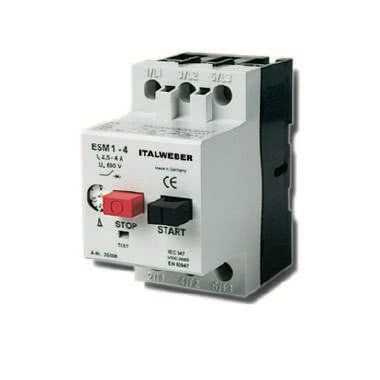 Salvamotore magnetotermico modulare tripolare con fissaggio su guida DIN - Tipo: ESM - Corrente = 0,4A - Tensione = 690V product photo Photo 01 3XL