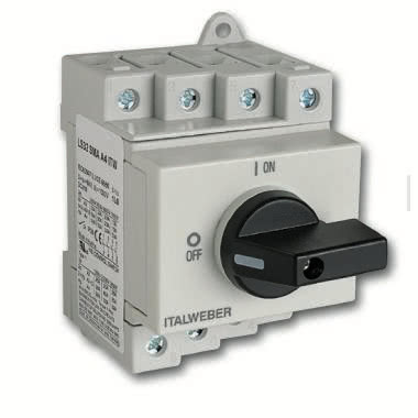 Sezionatore in corrente continua di tipo modulare - Modello: LS25 - Corrente = 256A - Tensione = 1000V DC product photo Photo 01 3XL