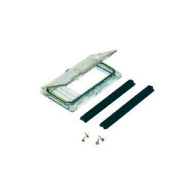 Sportello ispezionabile in policarbonato IP54 - Tipo: VA-8 basso - 8 moduli - dimensioni: 77 x 163 mm product photo Photo 01 3XL