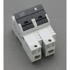 Portafusibile sezionabile modello BCH - Per fusibili 22 x 58 mm - Tipo: unipolare + neutro - Corrente = 100A - Tensione = 690V product photo