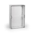 Cassetta IP66/67 Cubo O - Materiale: ABS - Tipo: con pareti lisce - Dimensioni: 400 x 600 x 130 mm - Coperchio trasparente product photo