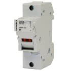 Portafusibili per fusibili 14x51 mm - Modello: DCH - Tipo: unipolare - Corrente = 50A - Tensione = 1000V DC product photo