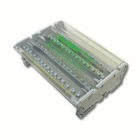 Morsettiera di potenza - Tipo: bipolare - N° moduli DIN: 8 - Corrente = 125A - N° totale fori: 15 product photo