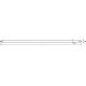 OSRAM SubstiTUBE® Value / Tubo LED: G13, Lunghezza: 603 mm, 7,60 W, opaco, Warm White, 3000 K product photo Photo 02 2XS