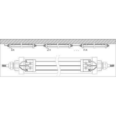 DAMP PROOF COMPACT GEN 1 1200 23 W 4000K IP66 GR product photo Photo 09 3XL