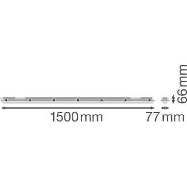 DAMP PROOF VALUE 1500 25W 4000K IP65 product photo Photo 03 3XL
