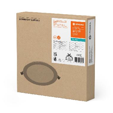 DOWNLIGHT SLIM ALU 205 22 W 4000 K WT product photo Photo 02 3XL