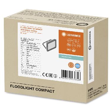 FLOODLIGHT COMPACT 10W 865 SYM 100 BK product photo Photo 02 3XL