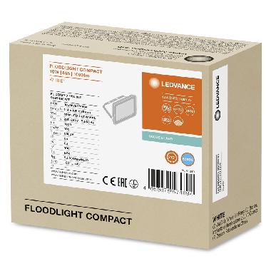 FLOODLIGHT COMPACT 10W 865 SYM 100 WT product photo Photo 02 3XL