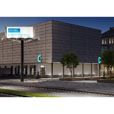 FLOODLIGHT COMPACT SENSOR 20W 830 SYM 100 BK product photo Photo 05 3XL