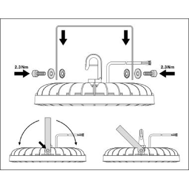 HIGH BAY COMPACT 83W 865 110DEG IP65 product photo Photo 09 3XL