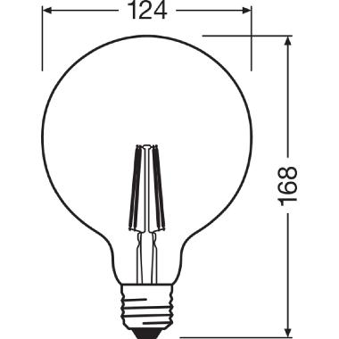 Vintage 1906&reg; LED CLASSIC GLOBE 4W 824 Gold E27 product photo Photo 04 3XL