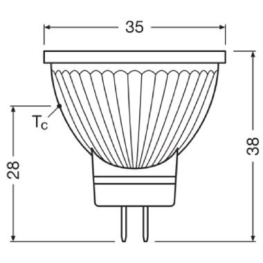 LED MR11 P 1.8W 827 GU4 product photo Photo 04 3XL