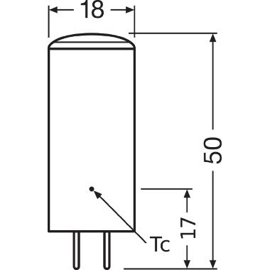LED PIN 12V P 4W 827 Clear GY6.35 product photo Photo 03 3XL