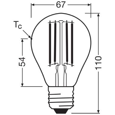 LED CLASSIC A DIM CRI97 S 13.8W 927 Clear E27 product photo Photo 05 3XL
