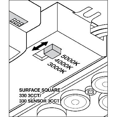 SURFACE SQUARE 330 SENSOR 24W 840 IP44 product photo Photo 08 3XL