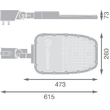 STREETLIGHT AREA LARGE RV35ST 90W 740 RV35ST GY product photo Photo 02 3XL
