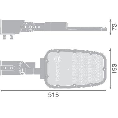 STREETLIGHT AREA MEDIUM RV20ST 65W 740 RV20ST GY product photo Photo 02 3XL