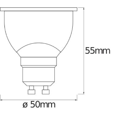 SMART+ WiFi SPOT GU10 Multicolour 50 45 ° 4.9 W/2700…6500 K GU10 product photo Photo 04 3XL
