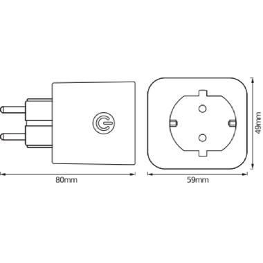 SMART+ Plug EU product photo Photo 03 3XL