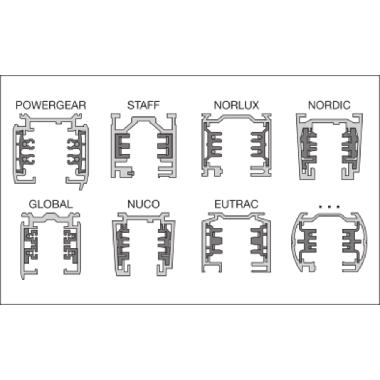 TRACKLIGHT SPOT D95 55W 55 W 3000 K 90RA NFL BK product photo Photo 12 3XL