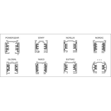 TRACKLIGHT SPOT ZOOM DIM D85 25 W 3000 K 97R BK product photo Photo 12 3XL