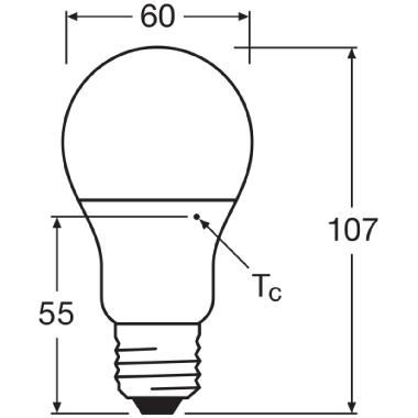 LED CLASSIC A V 4.9W 827 Frosted E27 product photo Photo 05 3XL