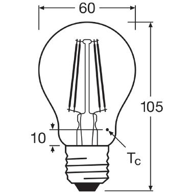LED CLASSIC A V 7.5W 840 Clear E27 product photo Photo 03 3XL