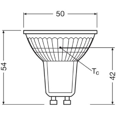 LED PAR16 V 4.3W 830 GU10 product photo Photo 03 3XL