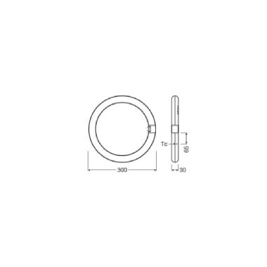 LED TUBE T9 EM V 18.3W 830 G10Q product photo Photo 03 3XL