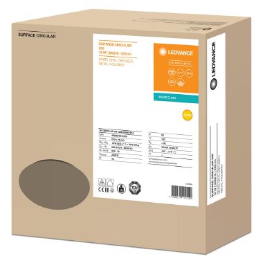 SURFACE CIRCULAR 250 13 W 3000 K IP44 WT product photo Photo 02 3XL